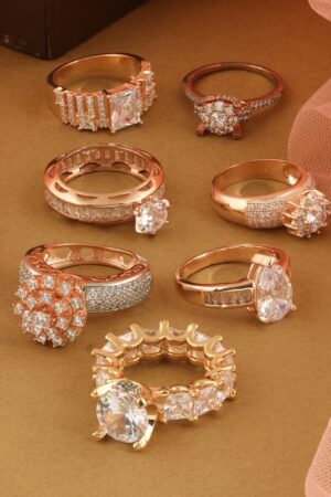 Women Rings gold platted