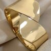 Majestic Glow – Gold-Plated Geometric Bracelet
