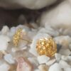 Elegant Gold-Plated Floral Stud Earrings – Lightweight & Hypoallergenic