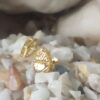 Gold-Plated Floral Stud Earrings – Classic Design for Everyday Elegance
